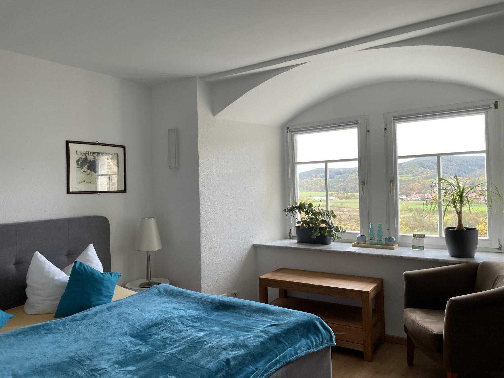 Hotel & Restaurant Schloss Weissenburg Uhlstädt 客房 照片